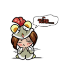 Chicken Poon Poon (Thai)（個別スタンプ：37）