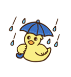 ちょっとゆるめなアヒルスタンプ（個別スタンプ：11）