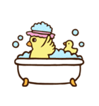 ちょっとゆるめなアヒルスタンプ（個別スタンプ：16）