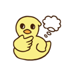 ちょっとゆるめなアヒルスタンプ（個別スタンプ：17）