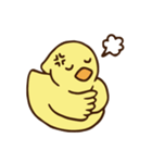 ちょっとゆるめなアヒルスタンプ（個別スタンプ：21）