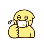 ちょっとゆるめなアヒルスタンプ（個別スタンプ：27）