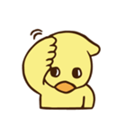ちょっとゆるめなアヒルスタンプ（個別スタンプ：38）