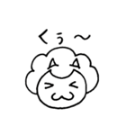 アフロぬこ（個別スタンプ：4）