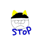 ゆるメガネちゃん（個別スタンプ：5）