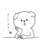 静かな犬（個別スタンプ：3）