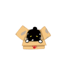 ちょっとふてぶてしいパンダみたいな猫（個別スタンプ：17）
