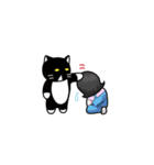 ちょっとふてぶてしいパンダみたいな猫（個別スタンプ：33）