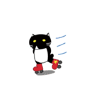 ちょっとふてぶてしいパンダみたいな猫（個別スタンプ：40）