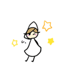 白い小人さんスタンプ（個別スタンプ：29）