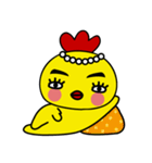 The cake face chicken v.1（個別スタンプ：3）