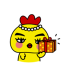 The cake face chicken v.1（個別スタンプ：12）