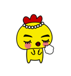 The cake face chicken v.1（個別スタンプ：21）