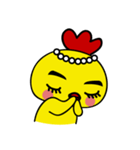 The cake face chicken v.1（個別スタンプ：34）