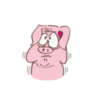 Flower pig UU（個別スタンプ：13）