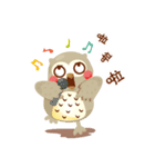 Cute Owl Life（個別スタンプ：24）