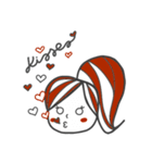 Ivy ＆ Ernie the Lovebirds（個別スタンプ：2）