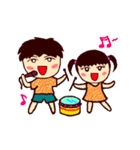 Cute brother Yo-yo ＆ sister Ling-ling（個別スタンプ：36）