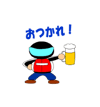 ぽっちゃりライダー(文字入り)（個別スタンプ：37）