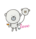 LOVE LOVE LOVE by 白クマ もぐもぐ（個別スタンプ：23）
