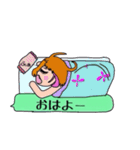 働く女の子（個別スタンプ：4）