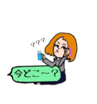 働く女の子（個別スタンプ：29）