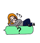 働く女の子（個別スタンプ：32）