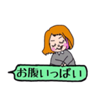 働く女の子（個別スタンプ：38）