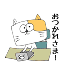 友人向け！関西弁♪角ねこ（個別スタンプ：9）
