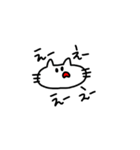 口が曲がったネコ。（個別スタンプ：20）