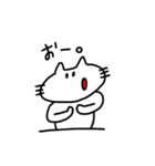 口が曲がったネコ。（個別スタンプ：39）