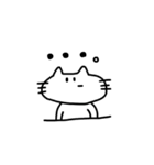 口が曲がったネコ。（個別スタンプ：40）