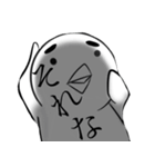 白い奴ら´ω`)（個別スタンプ：2）