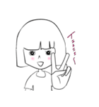 キュートガール ビアンコ（個別スタンプ：6）