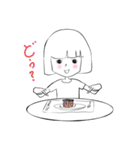キュートガール ビアンコ（個別スタンプ：37）