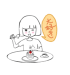 キュートガール ビアンコ（個別スタンプ：38）
