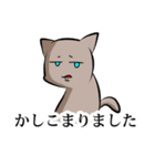 猫敬語スタンプ（個別スタンプ：13）