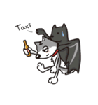 Furry Grey in Pause Break（個別スタンプ：16）