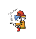 Furry Grey in Pause Break（個別スタンプ：19）
