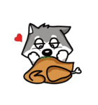 Furry Grey in Pause Break（個別スタンプ：24）