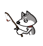 Furry Grey in Pause Break（個別スタンプ：25）