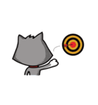 Furry Grey in Pause Break（個別スタンプ：33）