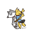 Furry Grey in Pause Break（個別スタンプ：39）