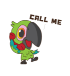 RTK Parrot（個別スタンプ：30）