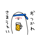 しろいいきものときどきねこ（個別スタンプ：6）