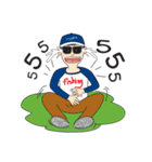 Fishing Boy with Chinglew（個別スタンプ：22）