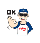 Fishing Boy with Chinglew（個別スタンプ：30）