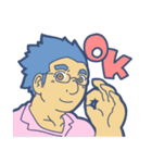 ぽっちゃりメガネくん（個別スタンプ：1）