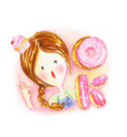 美嘉【可愛い パティシエール】（個別スタンプ：5）