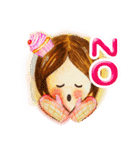 美嘉【可愛い パティシエール】（個別スタンプ：34）